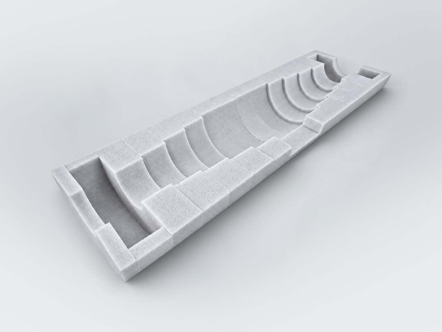 Betonblock, Formenblock, Bauteil, Styropor, Kunststoff
