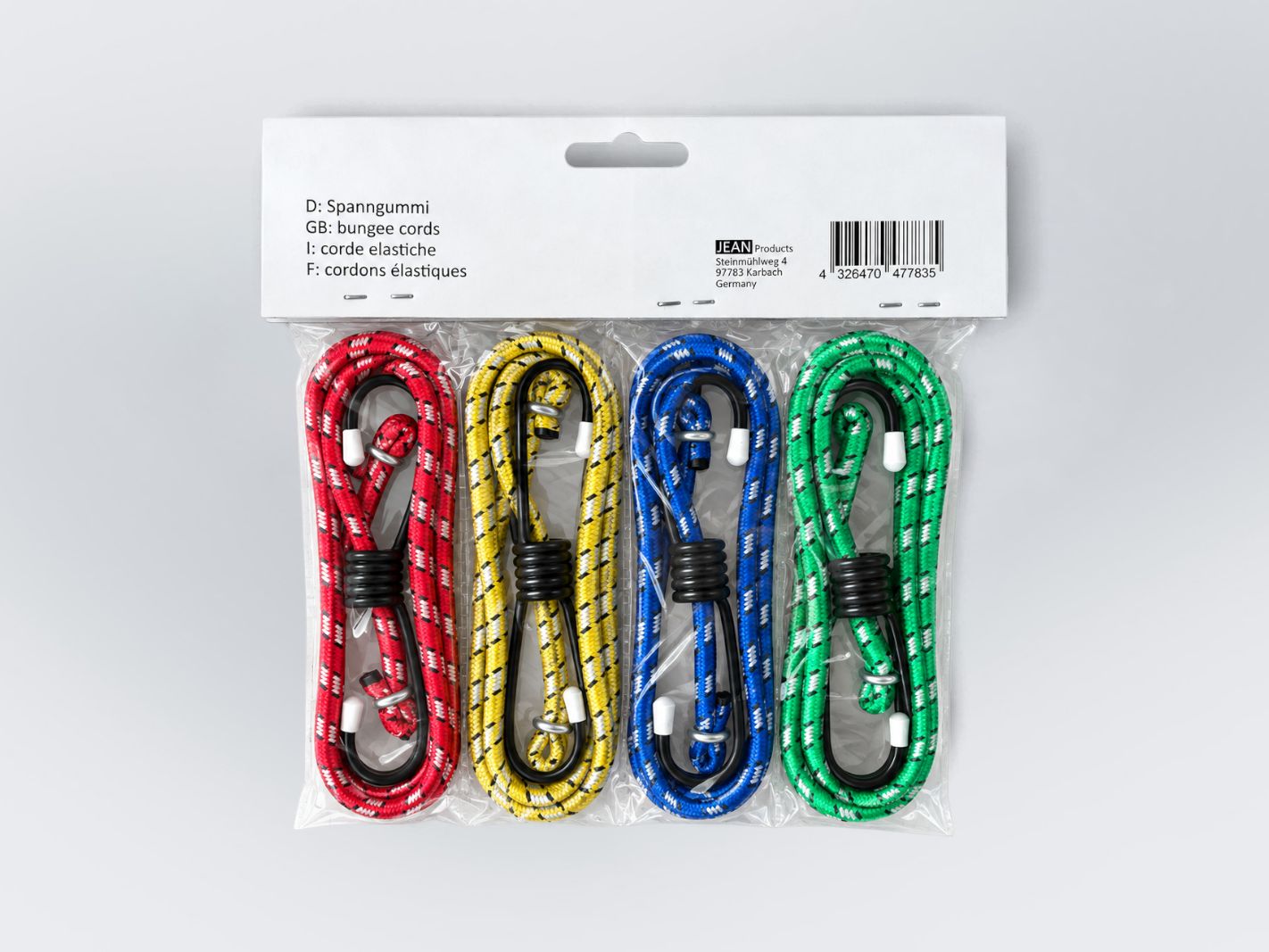 Spannunggummi, Bungee cords, multicolor, elastic cords, shock cord