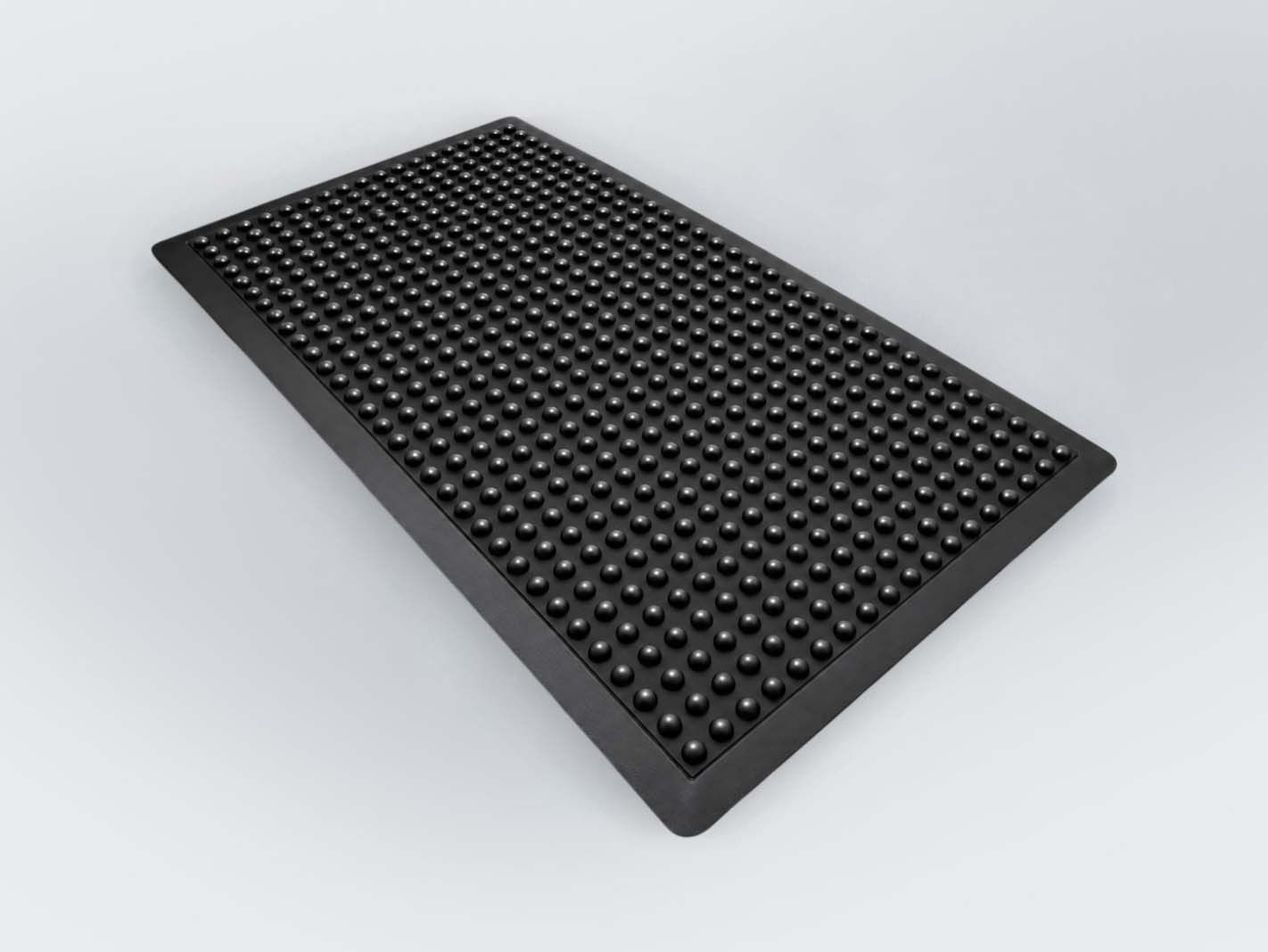 Anti-slip mat, Grip tray, Gummipuffer, Rutschfeste Oberfläche, Schwarze Ablage