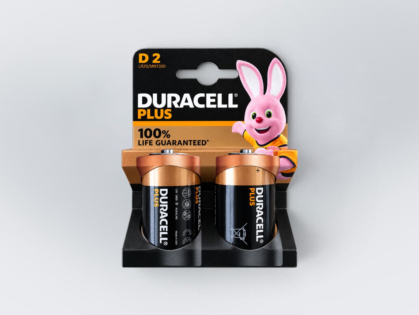 DURACELL PLUS, Batterien, AA-Batterien, Kupferbraun, Hochkapazität