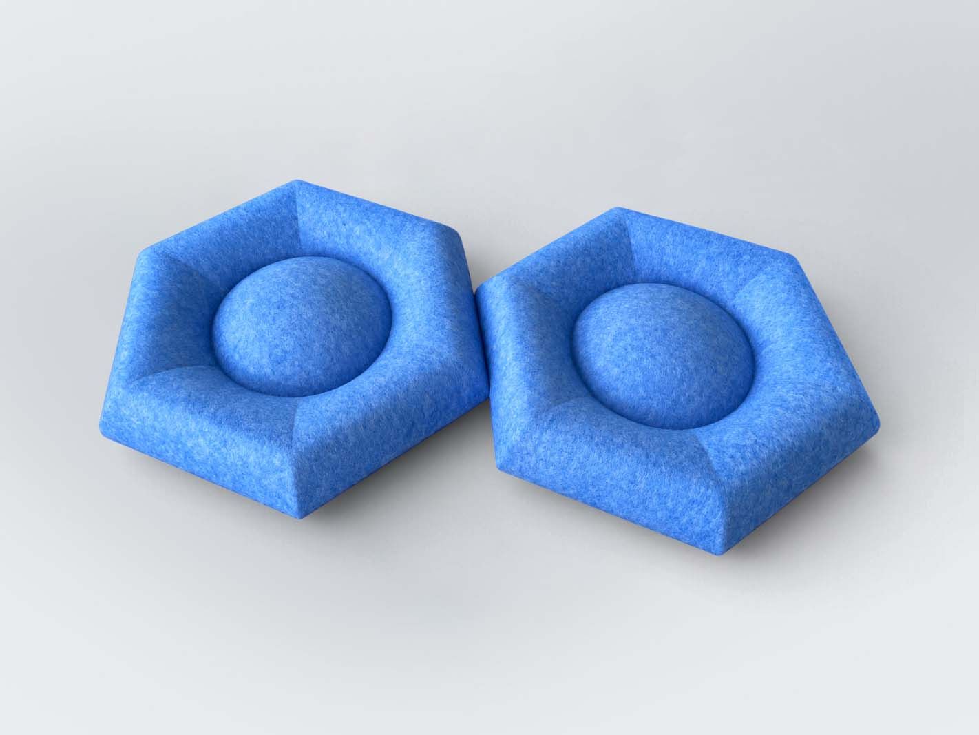 Silphon®acoustic PET-3D Hexagon