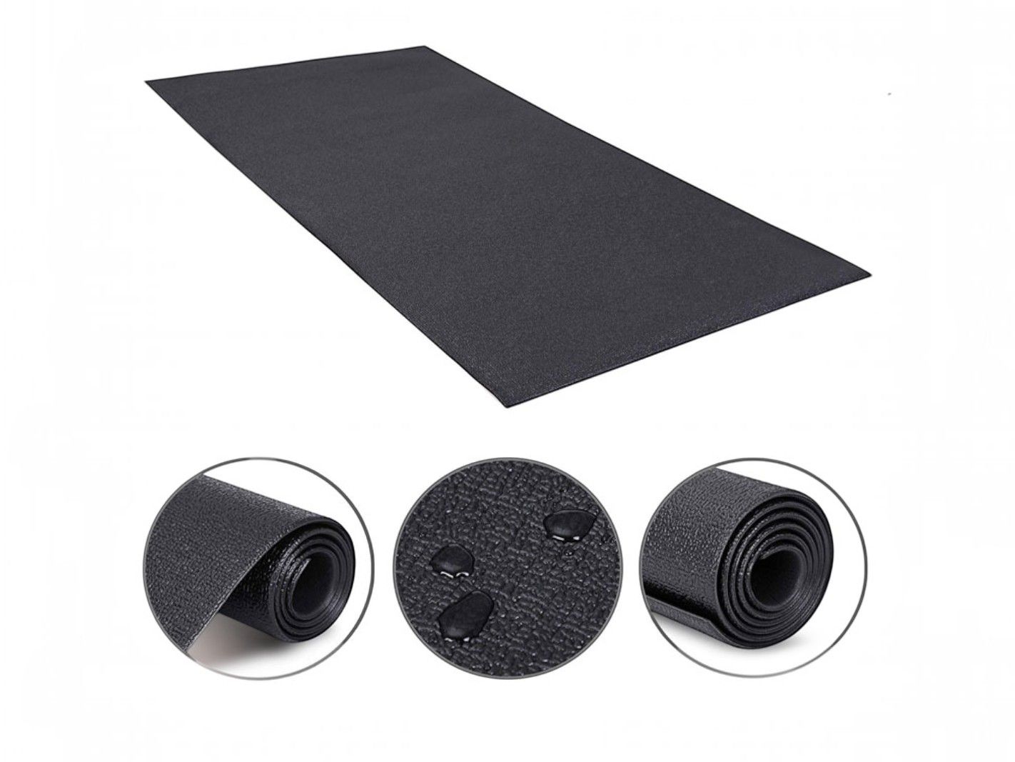 Tapis en caoutchouc, antidérapant, caoutchouc, tapis, bande de fitness/d'exercice ?
