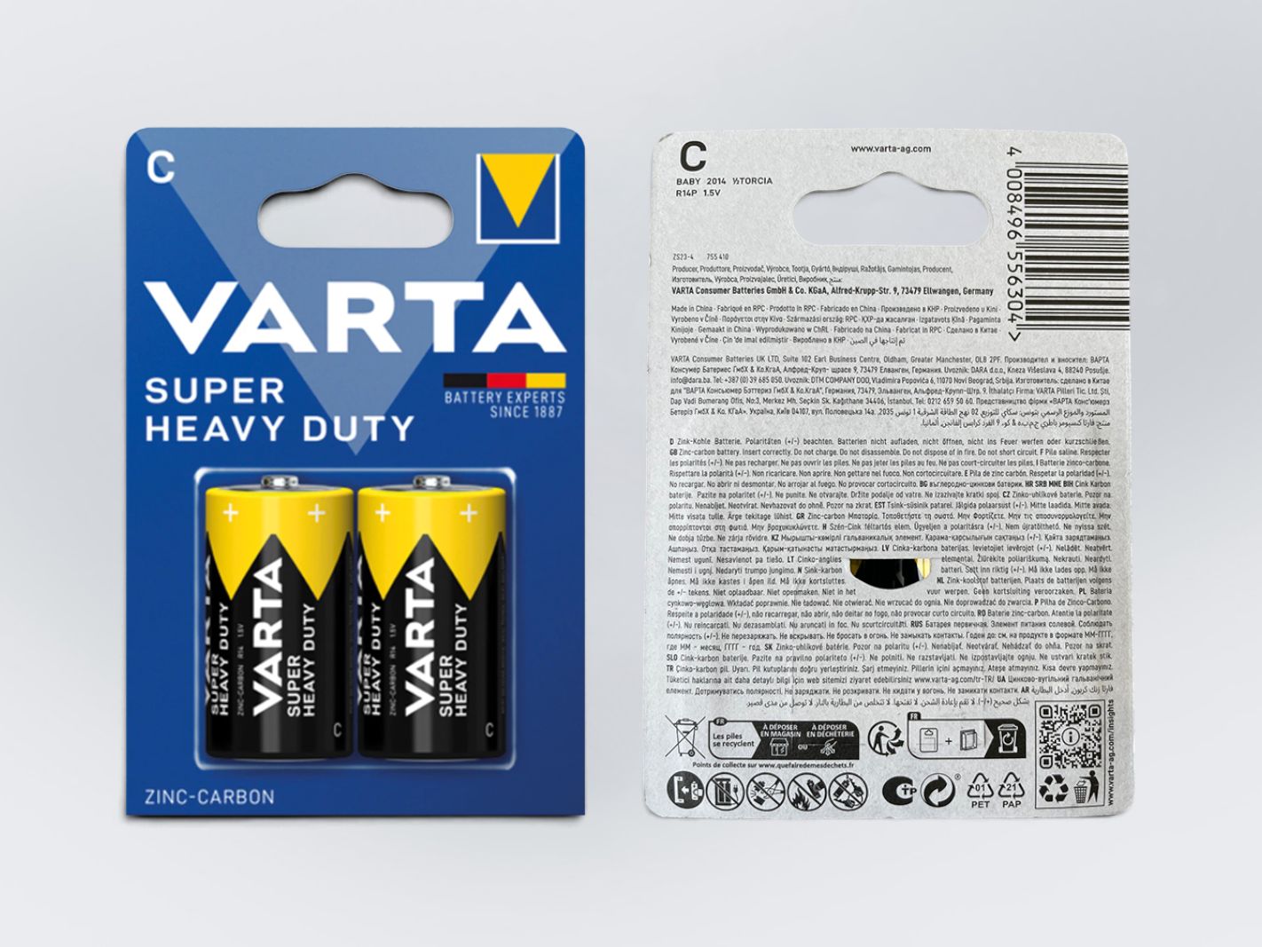 VARTA Super Heavy Duty Baby C (2er-Set)