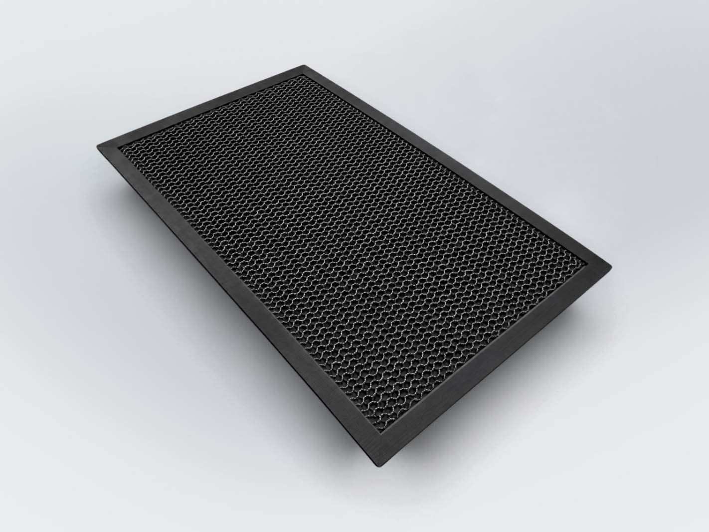 Luftfilter, Metallgitter, Schwarz, Rahmen, Gittereinsatz
