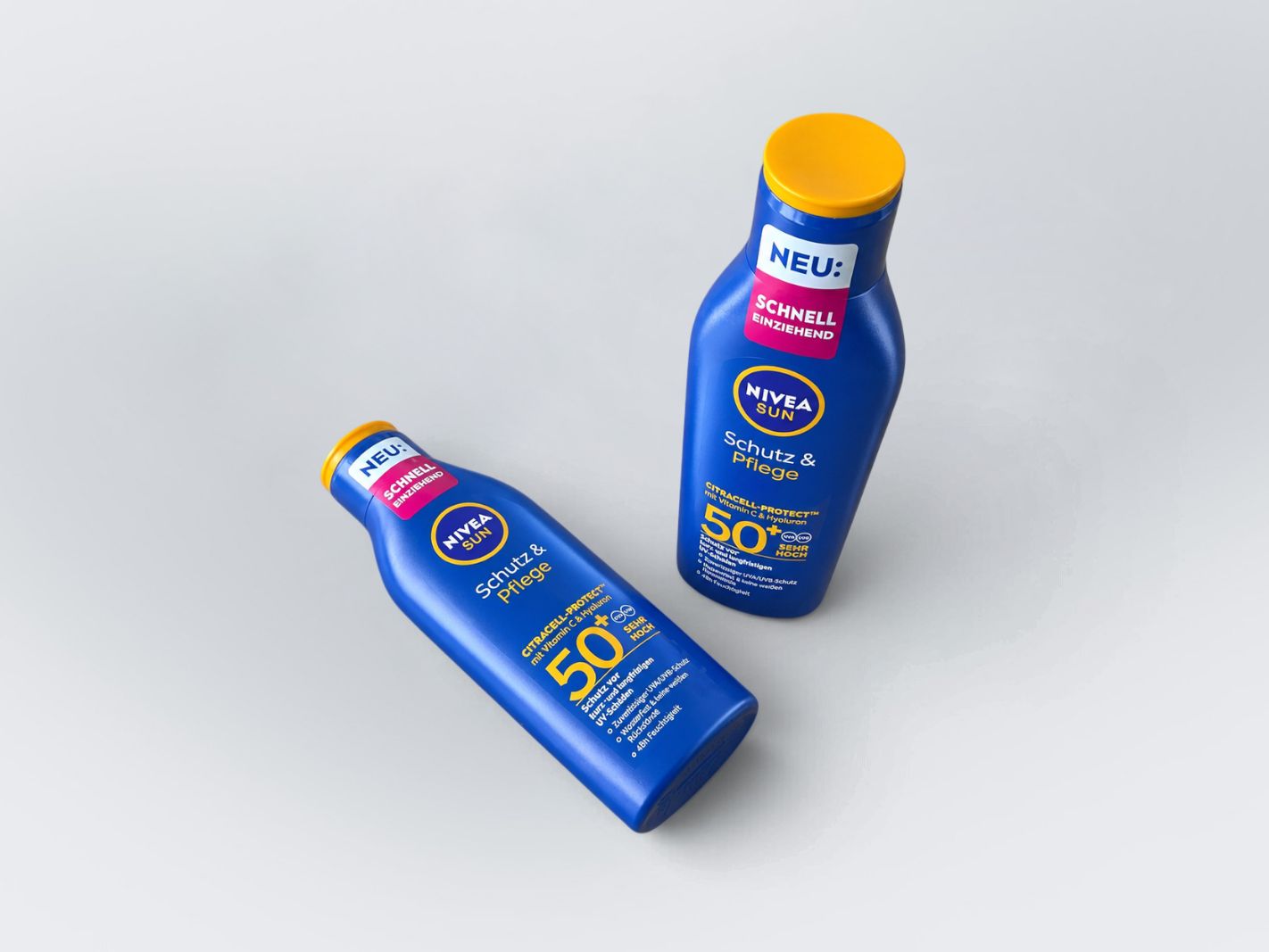 Sun cream, protection & care, Nivea Sun, SPF 50, bottle (body)