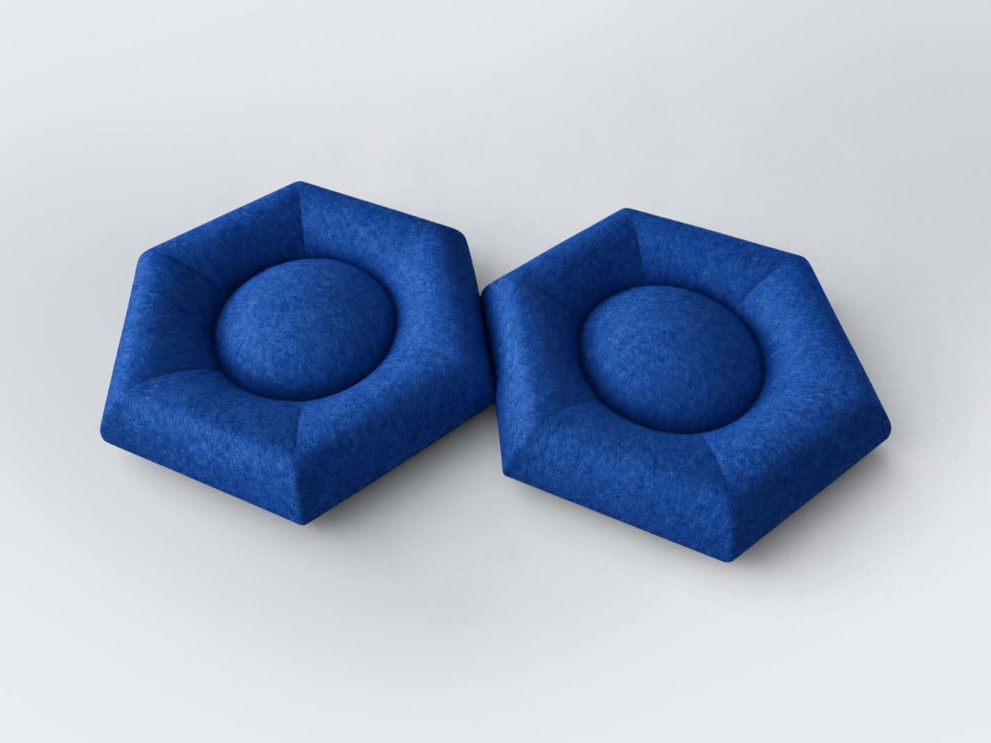 Silphon®acoustic PET-3D Hexagon