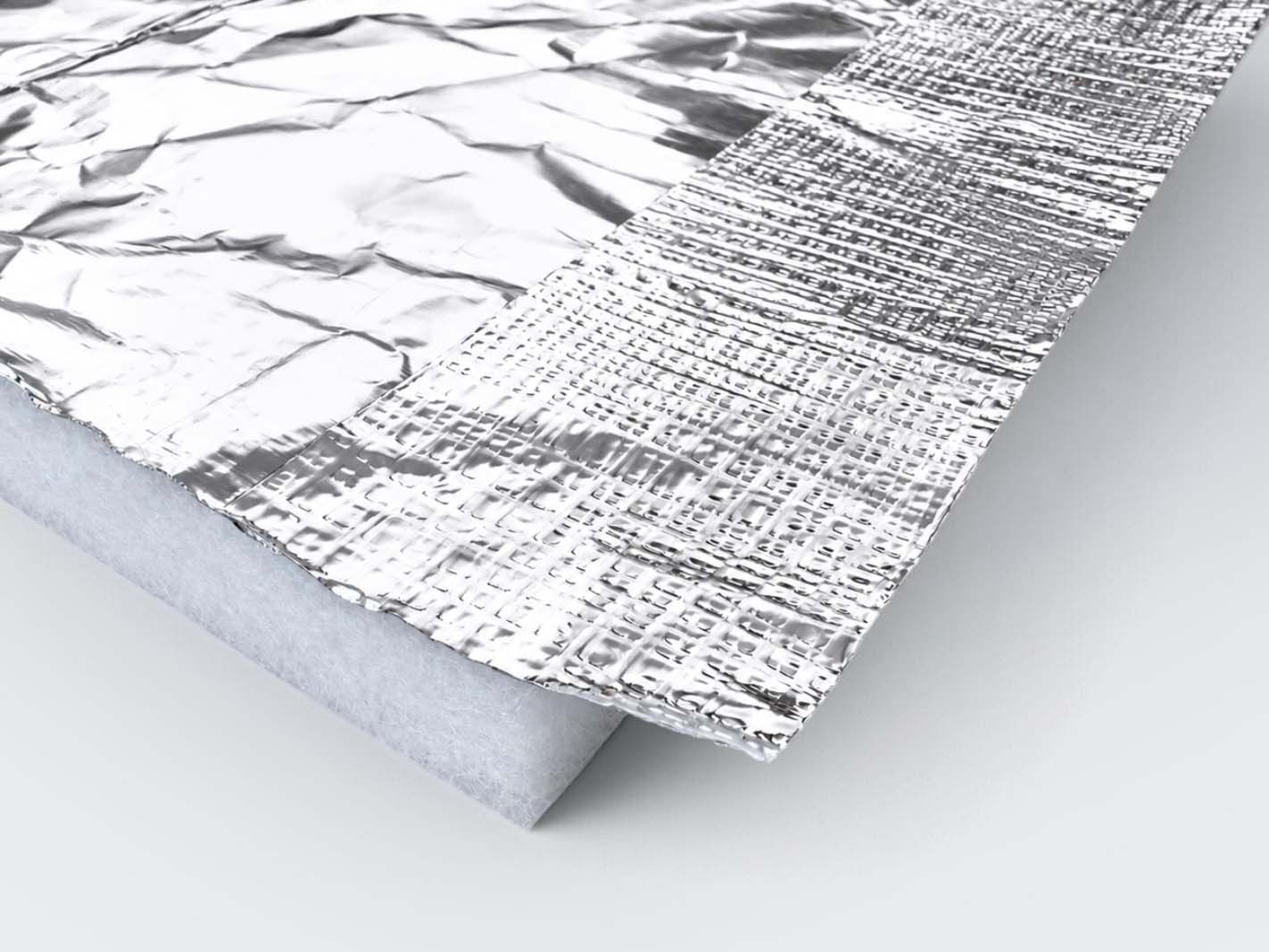 Aluminiumfolie, Folienblatt, Küchenfolie, gecrascte Textur, Folienrolle