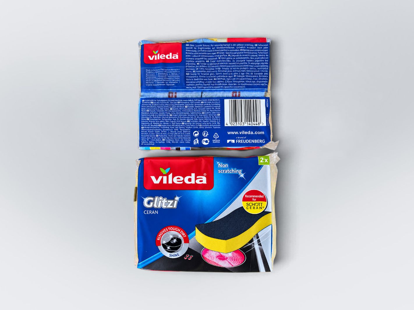 Waschschwamm, Keramikschaber, blaues-paket, Vileda, kein-schrubben