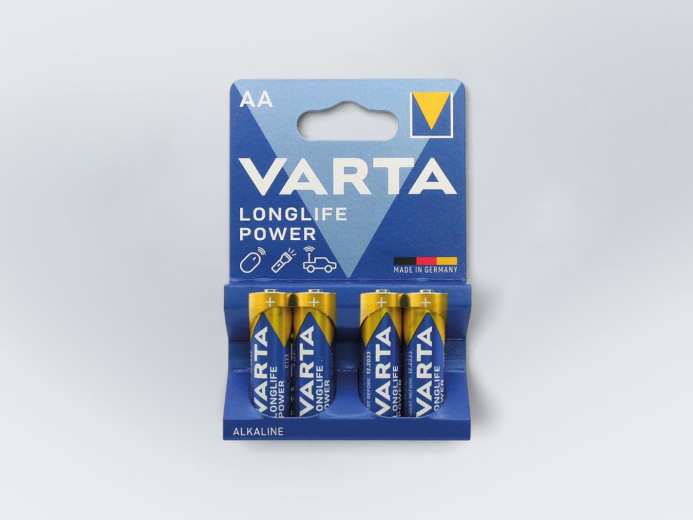Batterien, AA, Alkaline, R6, VARTA