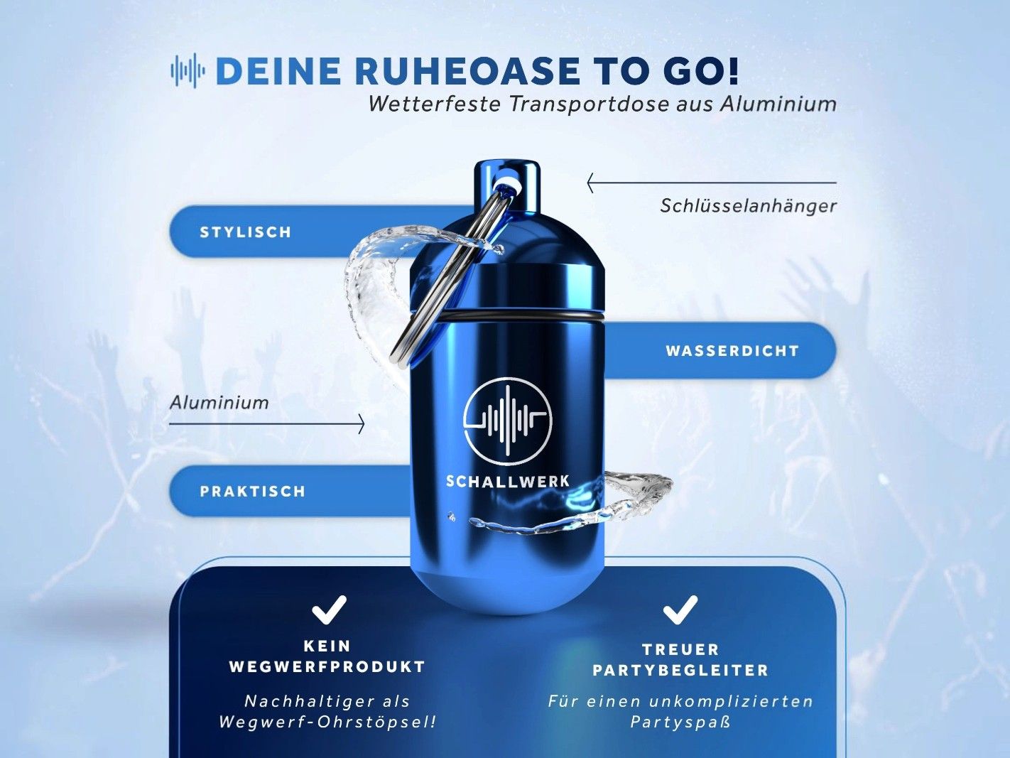 trinkflasche, aluminium, blau, edelstahl, schlauchwerk