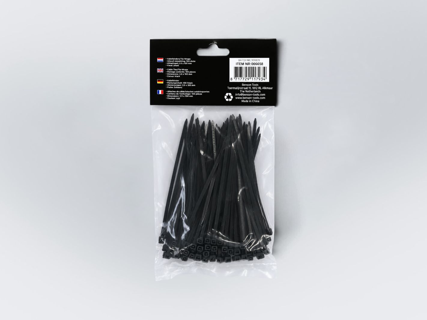 Kabelbinder, Schwarz, Bundle, Kunststoff, Satz