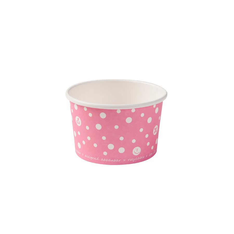 Eisbecher pink 120cc kompostierbar (57 Stk)