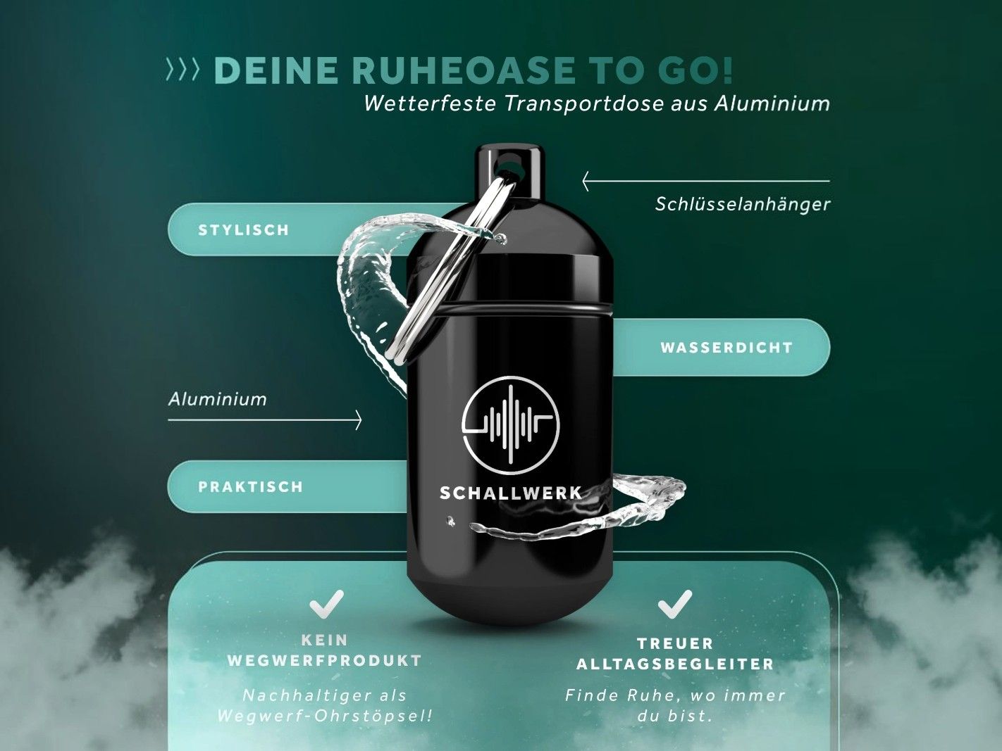 Aluminium, Wasserflasche, Schweizer?, Schallwerk?, Trinkflasche