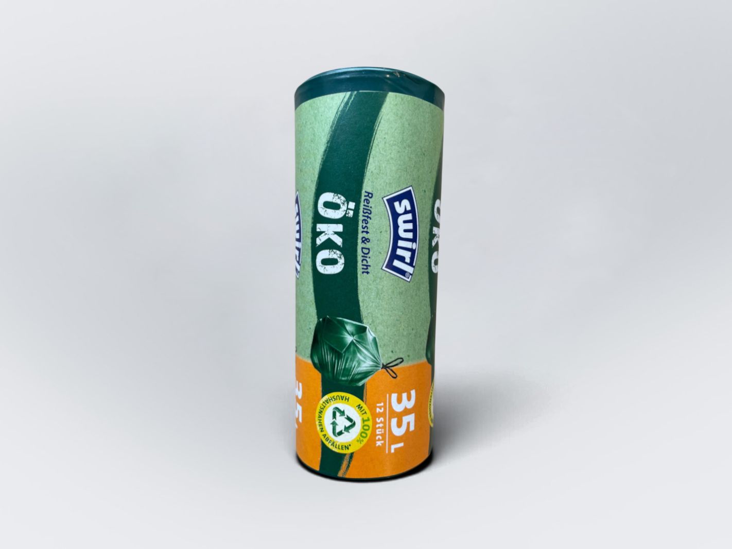 Swirl Öko-Müllbeutel mit Zugband