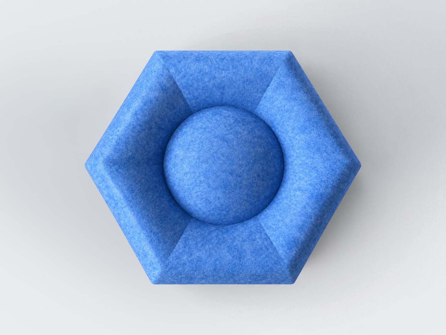 Silphon®acoustic PET-3D Hexagon
