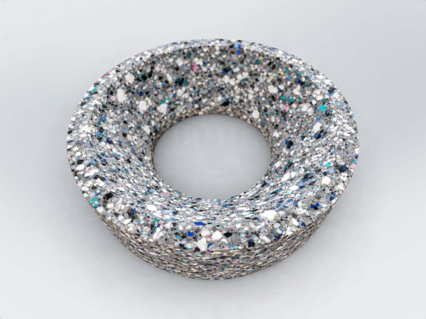 Donut, Glitzer, Glitzer-Ring, Dekorationsring, Bastelmaterial