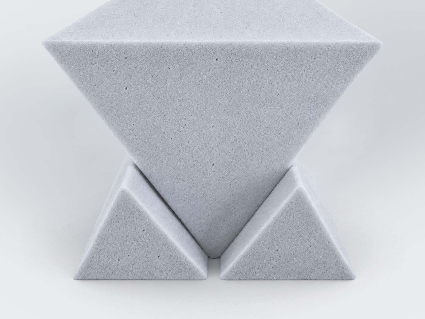 Beton, Stein, Figur, Pyramide, Geometrisch