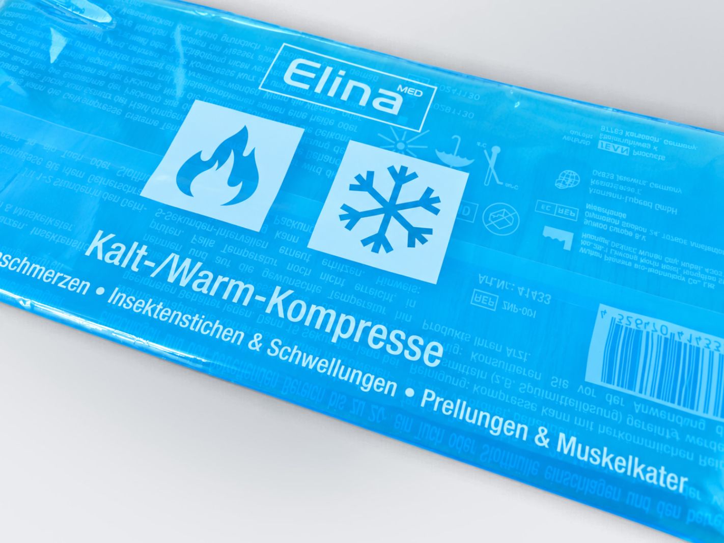 Kalt-Warm-Kompress, Insektenstichen, Schwellungen, Muskelkater, Prellungen