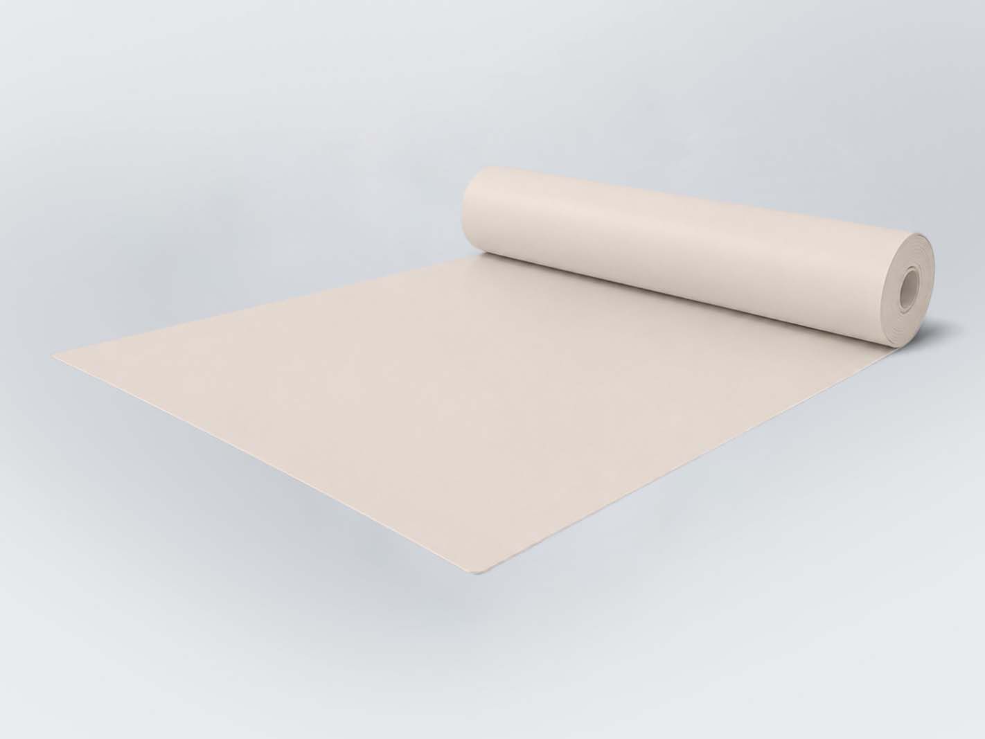 Papierrolle, Rollenpapier, unbeschichtetes Papier, Beige, Großformat