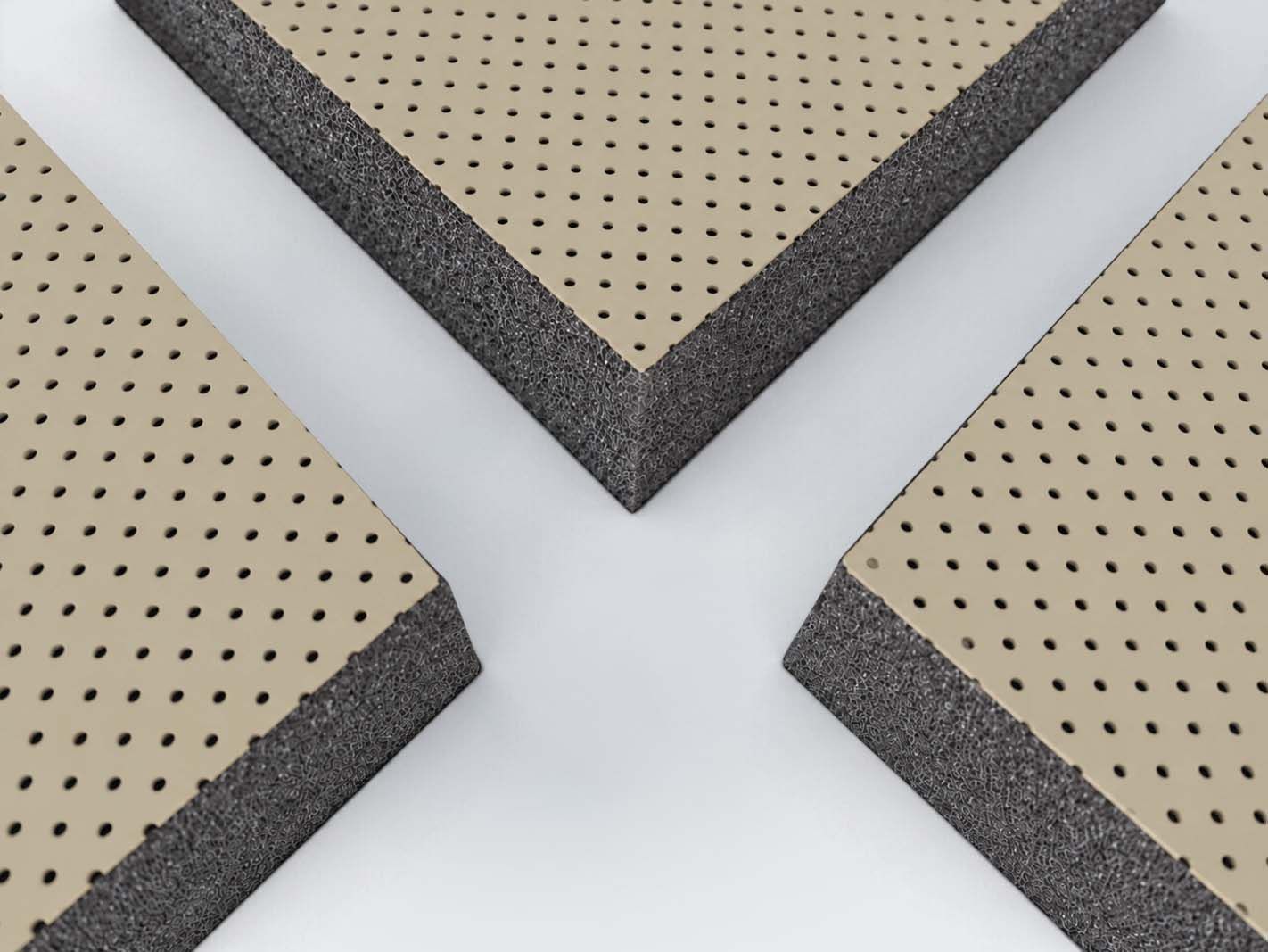 Silphon® Flachschaumstoff - gelochte PVC-Haut