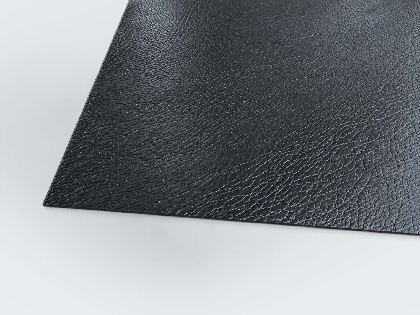 cuir, noir, aspect cuir, texturé, sous-main