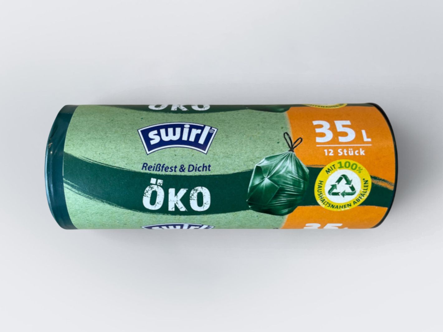 Swirl Öko-Müllbeutel mit Zugband