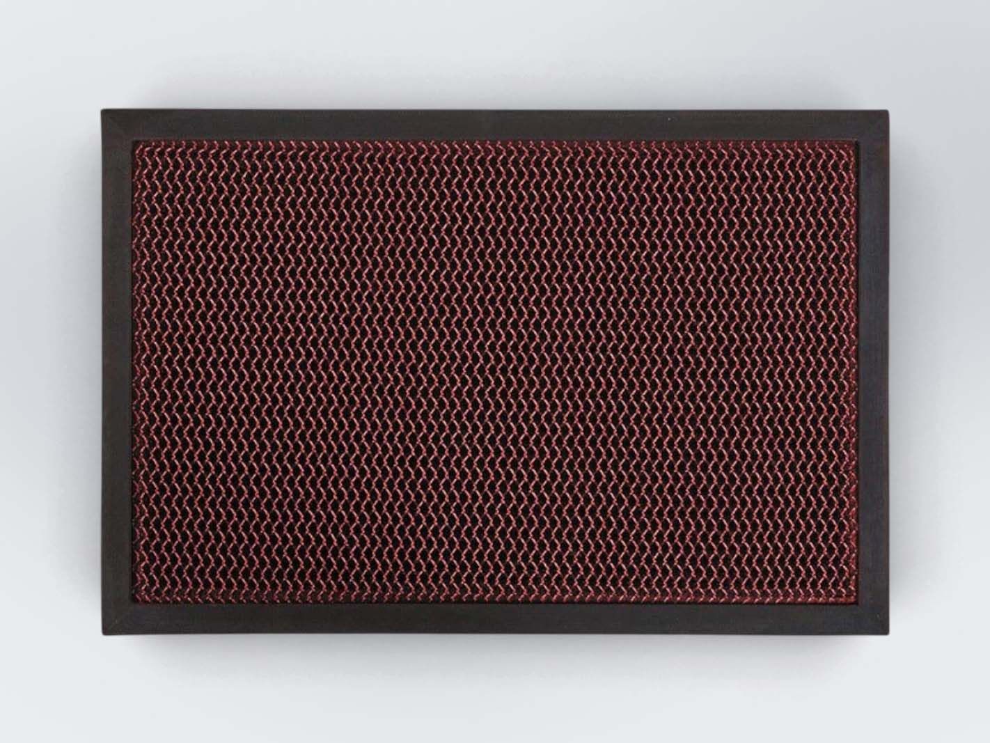 Löschgitter, Metallnetz, Textur, Rosenholz, Rahmen