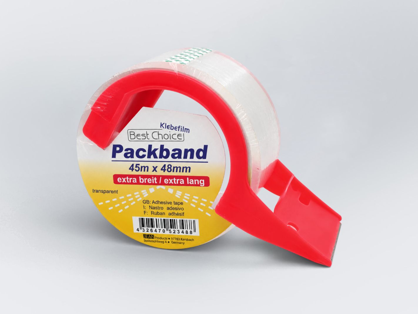 Klebeband, Packband, Transparent, Rollenklebeband, 45m x 48mm