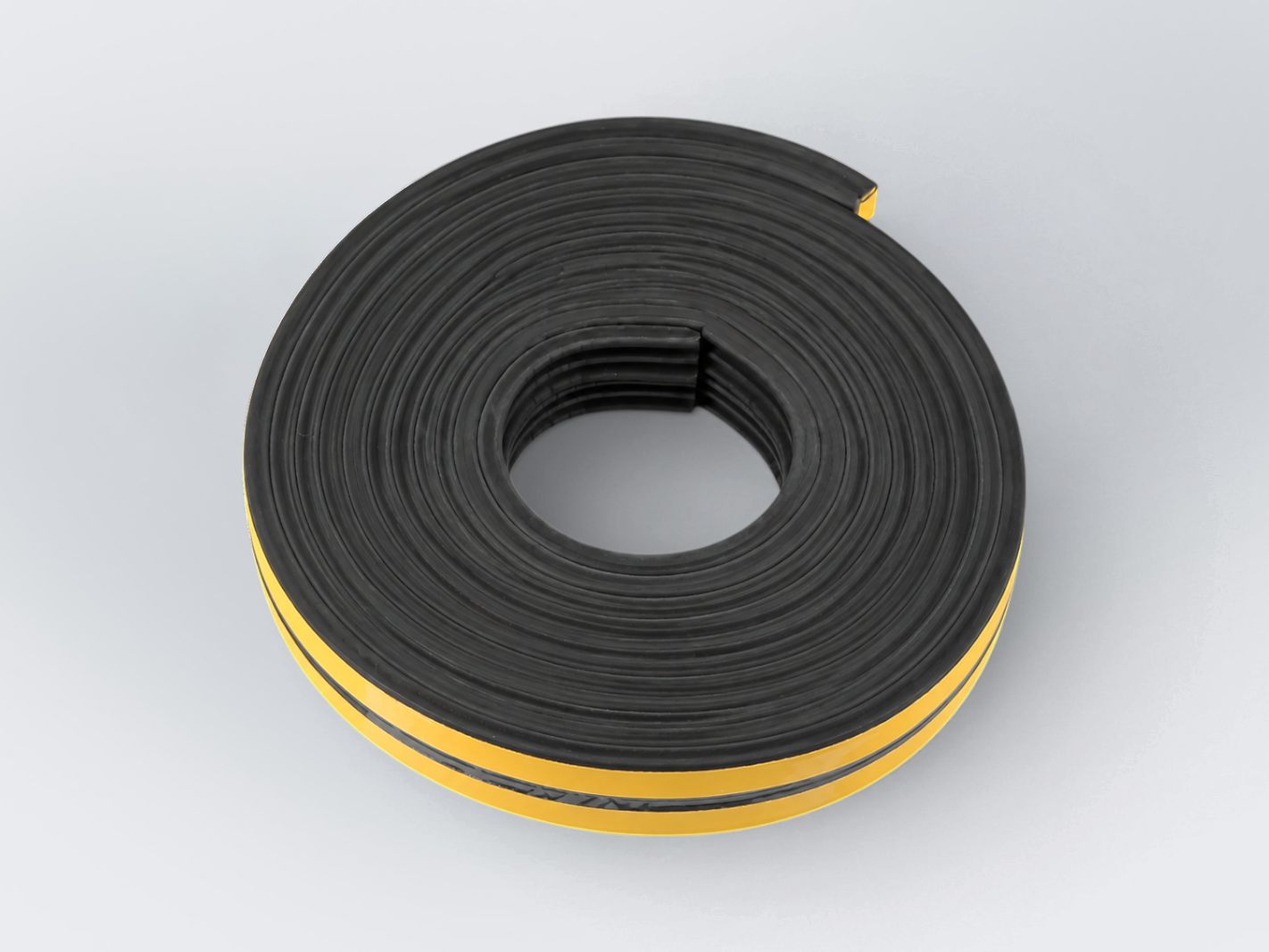 Gummileiste, Kabelrolle, Kabelband, Schwarz, Bandmaterial