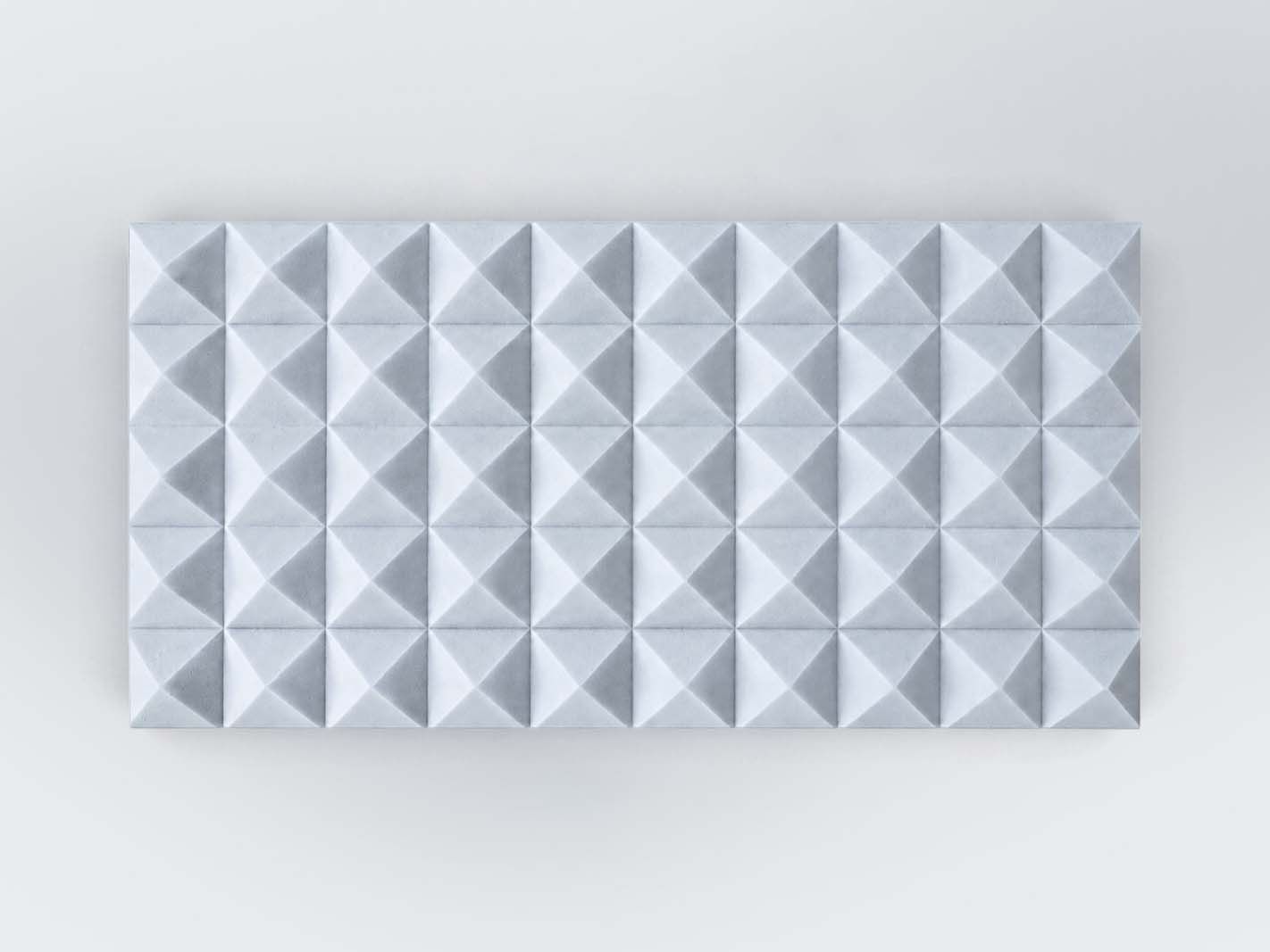 wandpaneel, Wandverkleidung, Geometrische Muster, Prismenstruktur, Grau