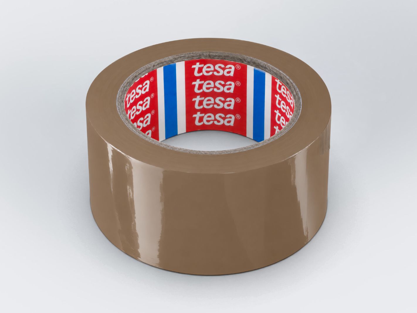 Klebeband, Muster: uni, braun, Dokumentenklebeband, rollenklebeband