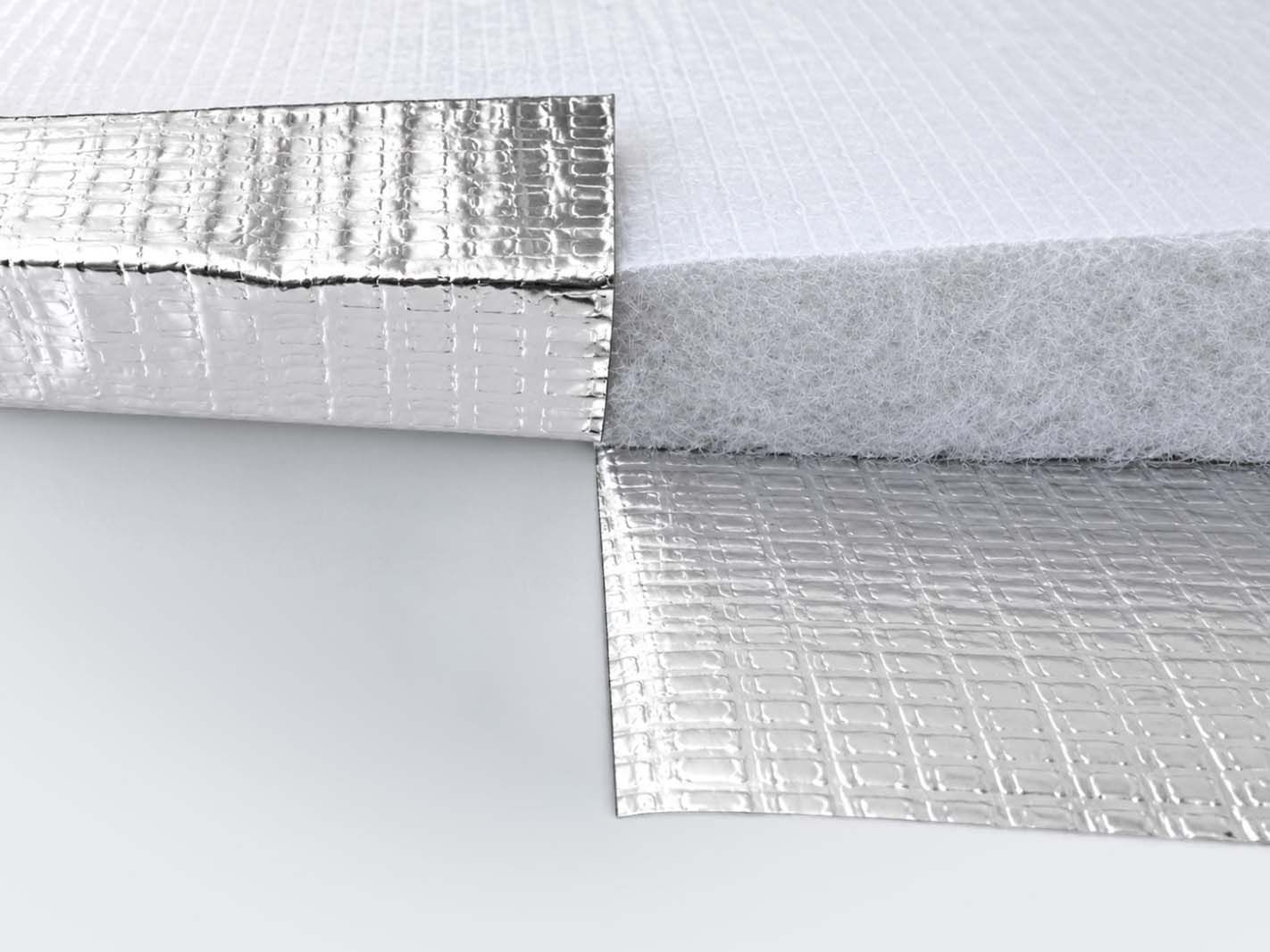 dämmplatte, Aluminiumfolie, Isolierung, Reflektiv, Dämmmaterial