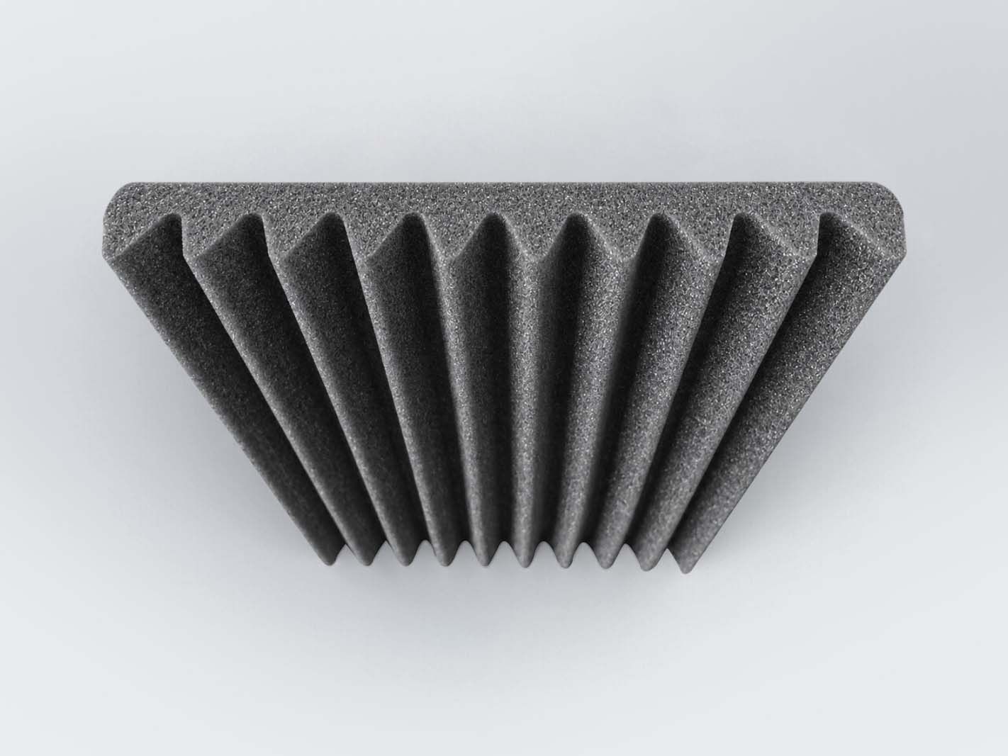 filter, Schaumstoff, grau, Panel, gerillt