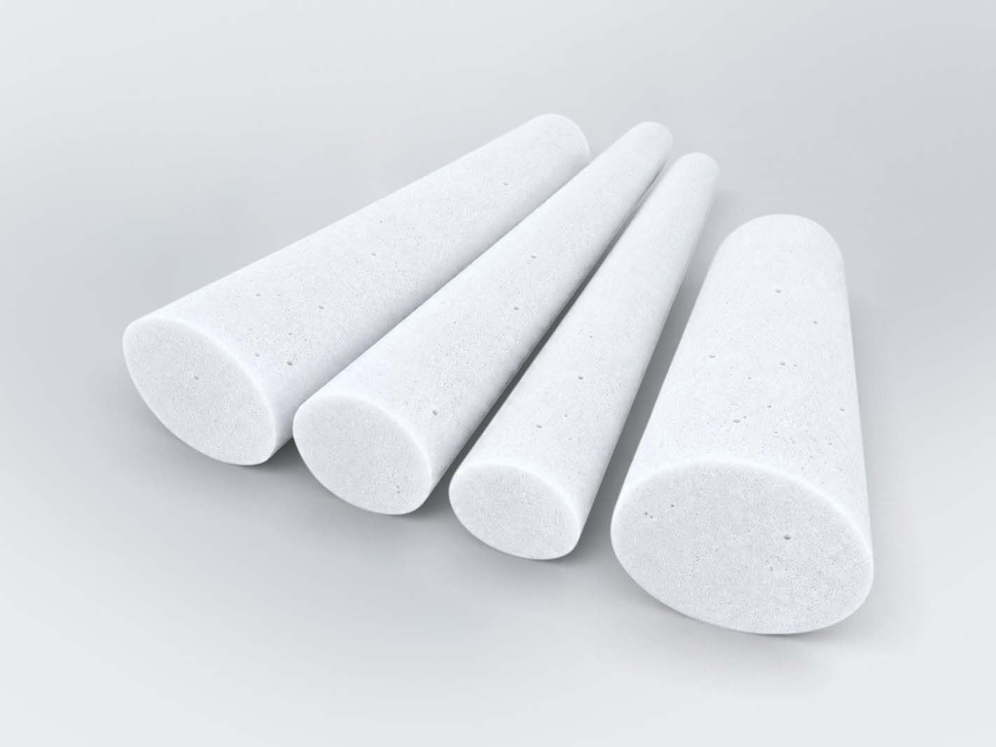 kalkstein, kegel, weiß, roehren, zementprodukt