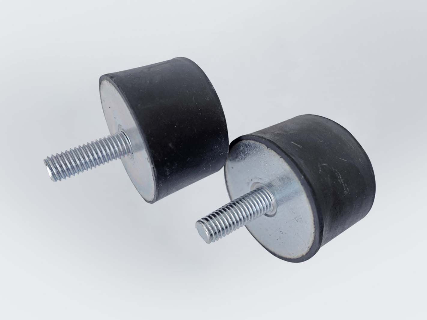 Removable Buffers Round buffers for isolating vibration & structure-borne noise