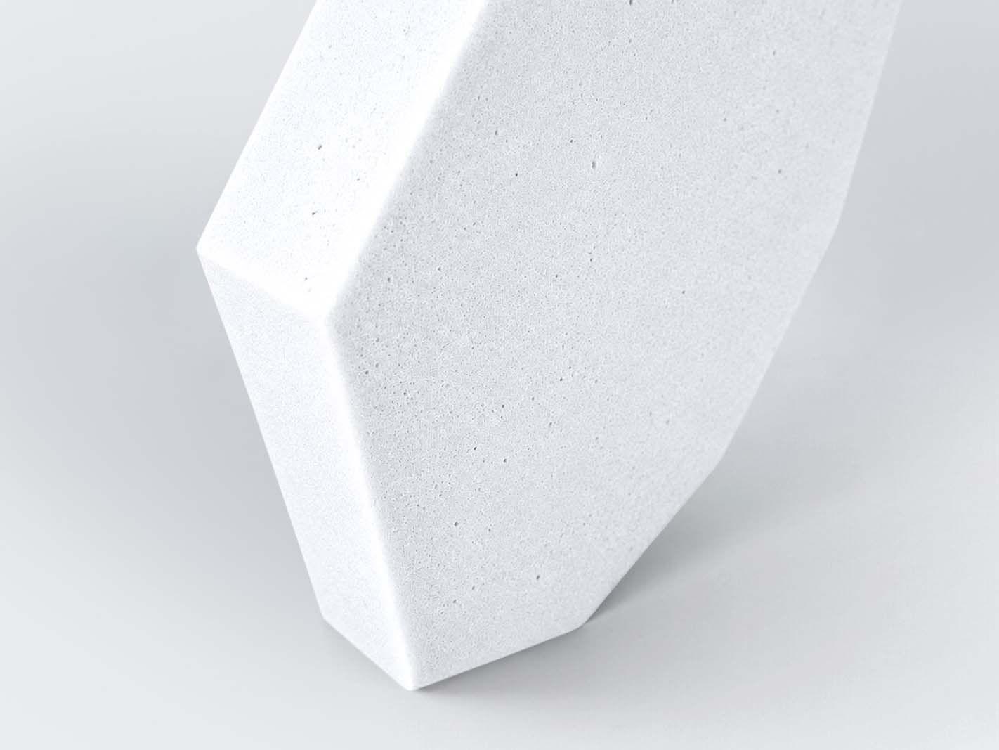 Schaumstoff, Styropor, Block, weiß, Geometrisch