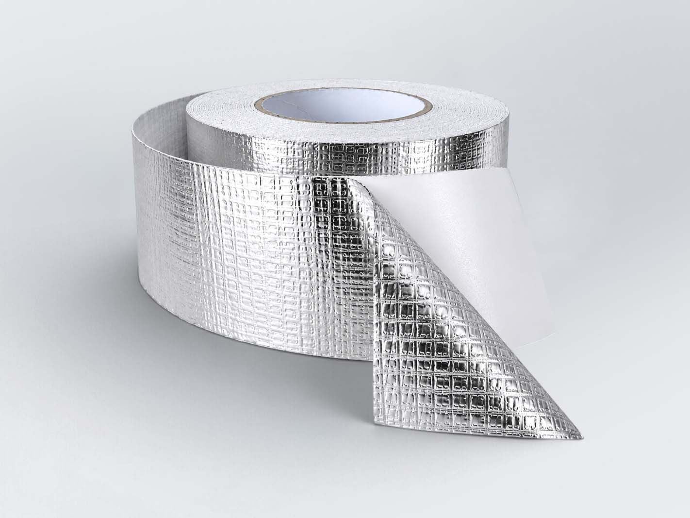 Klebeband, Aluminiumfolie, Reflexband, Isolierband, Schwarz-weiß Muster