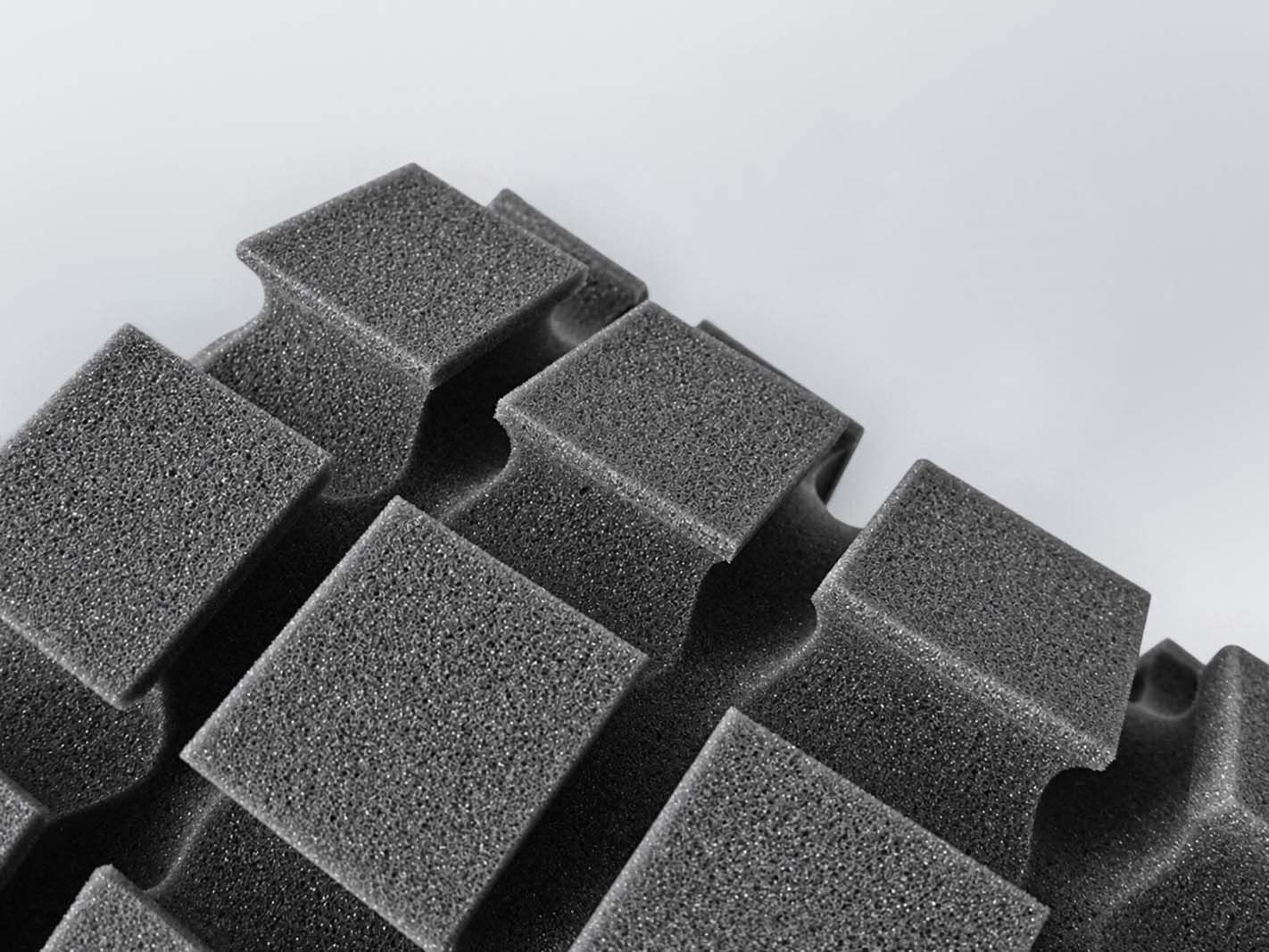 Kunststofflautsprecher, Schwamm, Schaumstoff, Dämmmaterial, Kantenschutz