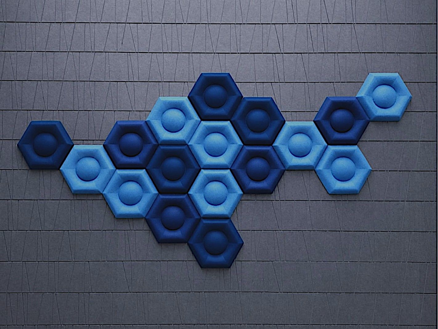 Silphon®acoustic PET-3D Hexagon