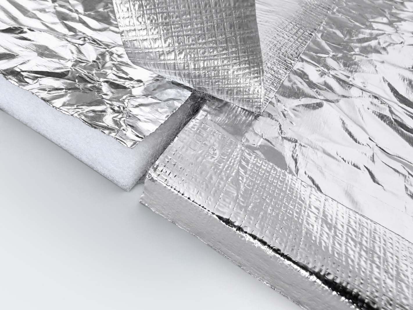 Isolierung, Aluminiumfolie, Dämmmaterial, Foil, Schaumstoff