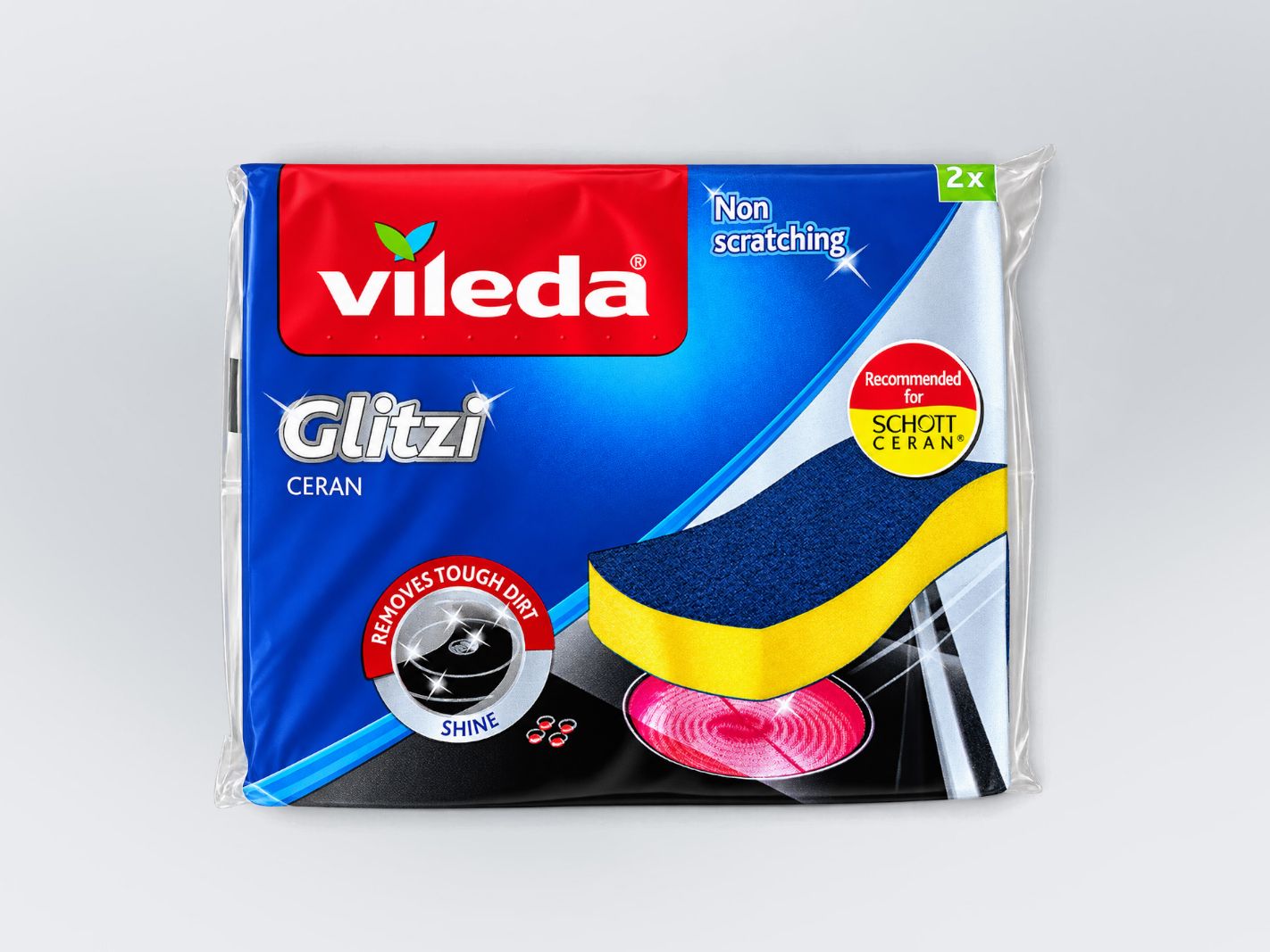 Schwamm, Glitzi, Ceran, Nicht kratzend, Reinigungsschwamm